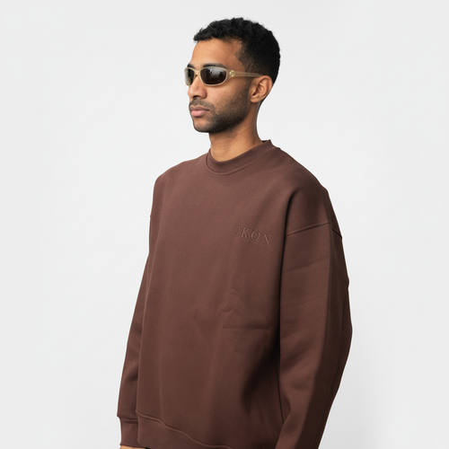IKON Signature Crew neck-Brown
