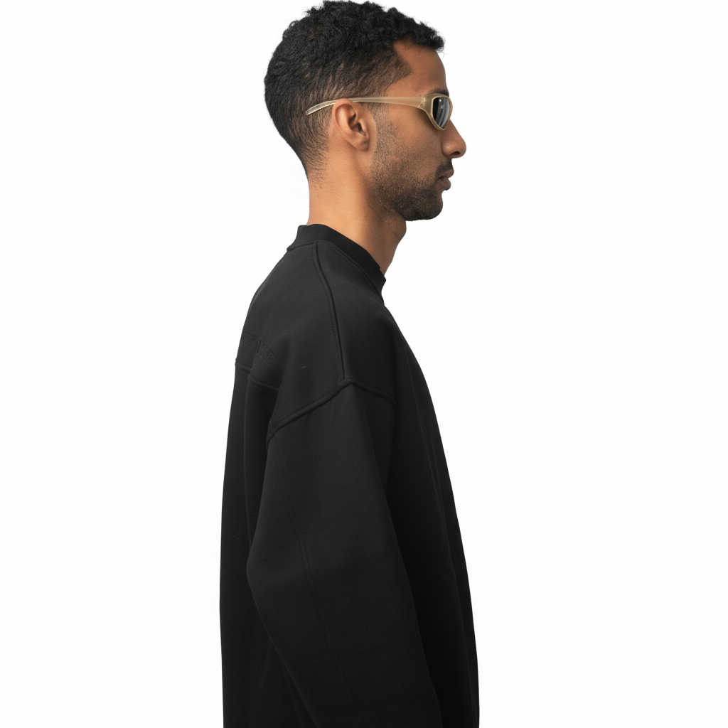 IKON Signature Crew neck-Black