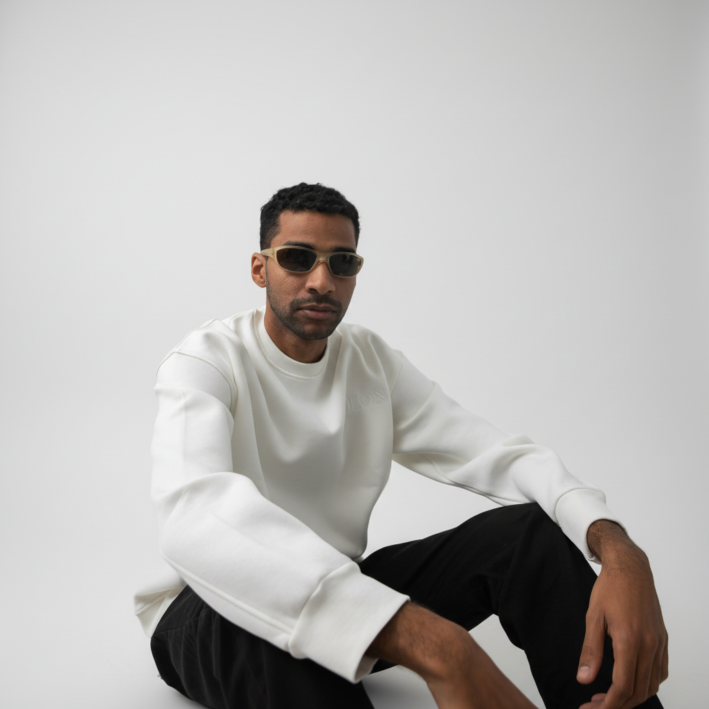 IKON Signature Crew neck-White