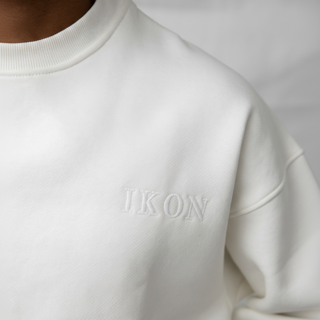 IKON Signature Crew neck-White