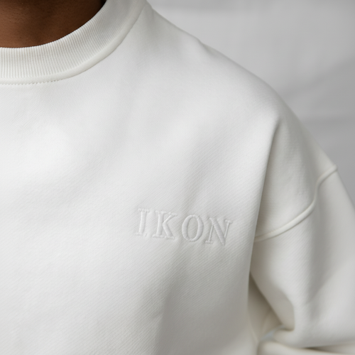 IKON Signature Crew neck-White