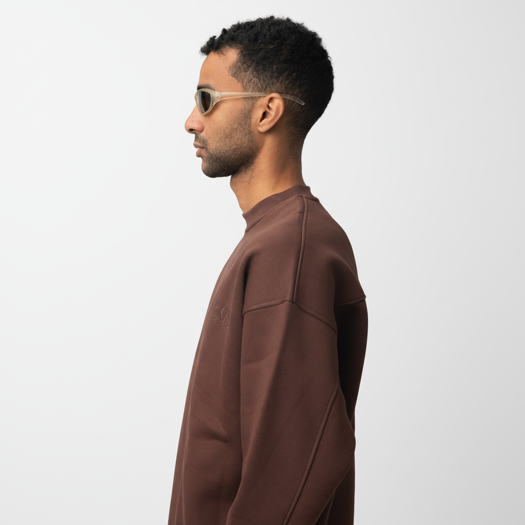 IKON Signature Crew neck-Brown